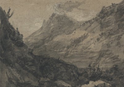 Mountainous Landscape by Alexander Cozens